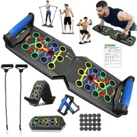 Push Up Board Fitness, Portable Foldable 28 in 1 Push Up Bar at Home Gym, Pushup Handles for Floor,Professional Strength Training Equipment For Man and Women