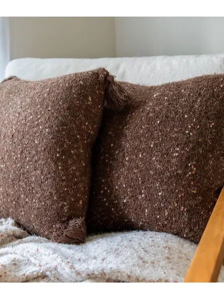 Set of 2 Decorative Boucle Pillows by Lauren McBride