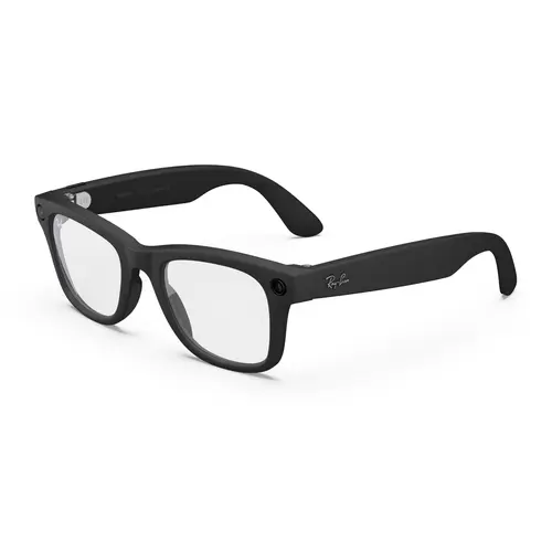 Ray-Ban Meta Wayfarer (Gen 2) Large Matte Black Clear Lenses