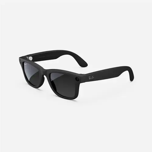 Ray-Ban Meta Wayfarer (Gen 1), Matte Black / Gradient Graphite Polarized, Standard