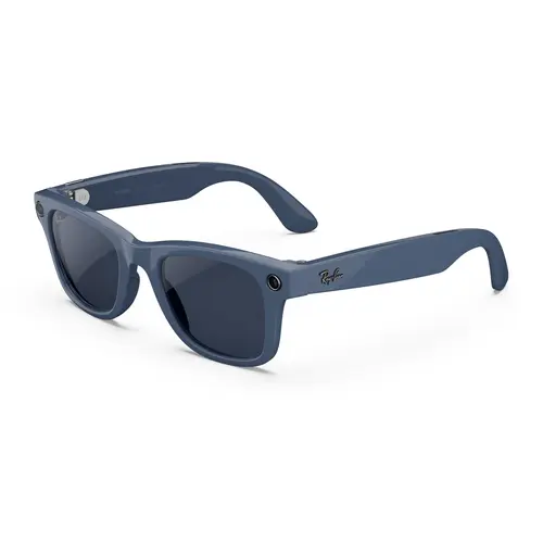 Ray-Ban Meta Wayfarer (Gen 2) Shiny Cosmic Blue Transitions® Sapphire Lenses