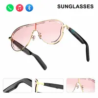 DVKIX Smart Wireless Audio Glasses - Bluetooth Connectivity, Hands-Free Call, Music Playback, UV Protection, Plastic Frame, Casual Sporty Wearable for Cycling, Unique Gifts for Man, Gift-Ready Smart Sunglasses