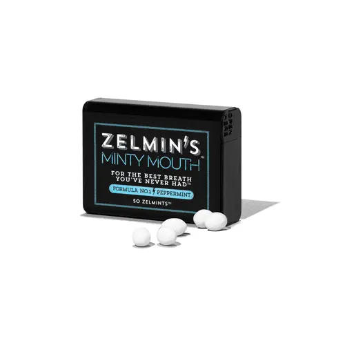 Zelmin's Minty Mouth - Fresh Breath Capsules with Parsley Seed Oil - Long-Lasting Minty Breath