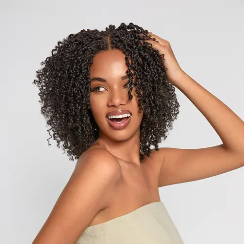 [Special Deal] Frodio Veralux™ Fiber 12'' Synthetic Wig Micro Twist Curly Wigs 11X4 HD Closure Lace Dreadlock Wig Valentine's Day #summervibes