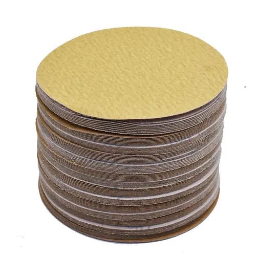 Findmall Heavy Duty Disc Sanding Paper, 5"/6" Wide Range of Sizes, 100-Pack Rolls, 60/80/120/180 Grit Aluminum Oxide Paper, Ideal for Woodturning, Hardwoods, Hardware, Father's Day Gift