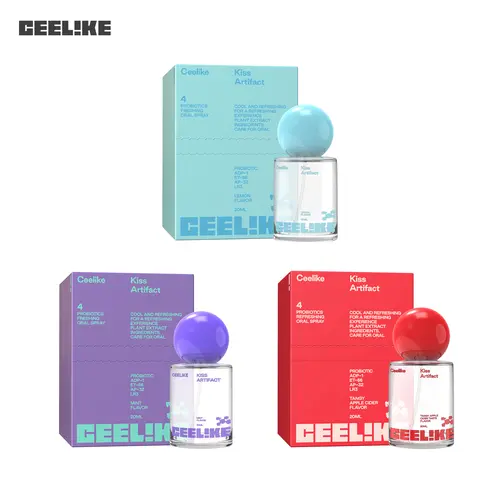 CEELIKE Multi-Pack Oral Care Spray - 3-Color Breath Freshening Mouth Oral Spray Combo, Portable Fresh Breath Set