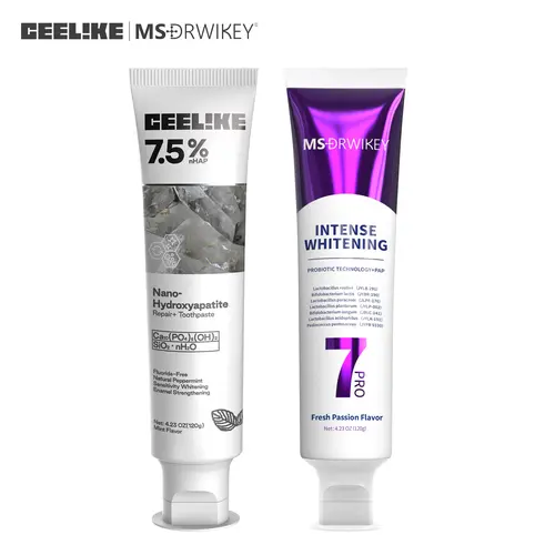 CEELIKE Nano-Hydroxyapatite Repair+ Enamel Protection Toothpaste Set, 2-Piece Daily Oral Care System – Brighten Teeth, Repairs Enamel, Relieves Discomfort, Fresh Breath Toothpastes, Enamel Whitening Toothpastes, Brighten Teeth Toothpastes