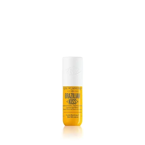 Sol de Janeiro Brazilian Kiss Cupuaçu Lip Butter - Lightweight Vegan Lip Treatment with Oil for Hydration, Shine Enhancement, Plumpness & Nourished Softness; Caramelized Vanilla & Toasted Macadamia Scent