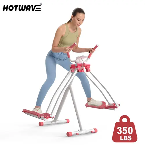 Live HOTWAVE Home SpaceWalker: Portable, Unisex Aerobic Fitness Equipment. Foldable and lightweight, designed specifically to target the glutes, legs, and abs; constructed from carbon steel with non-slip rubber pads Summervibes