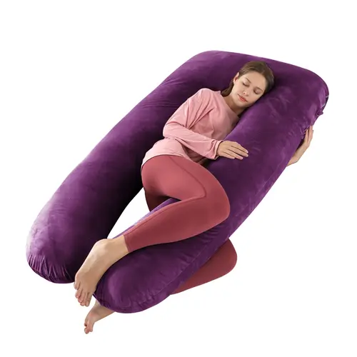 AMORIDAGE Ergonomic U-Shaped Maternity Support Pillow, Soft Multi-Functional Full Body Pillow for Pregnant Women’s Back, Legs & Belly, Ideal for Sleep, Read & TV Rest, Perfect Special Occasion Gift, Sleep, Read, Tv, Or Rest,sohochic