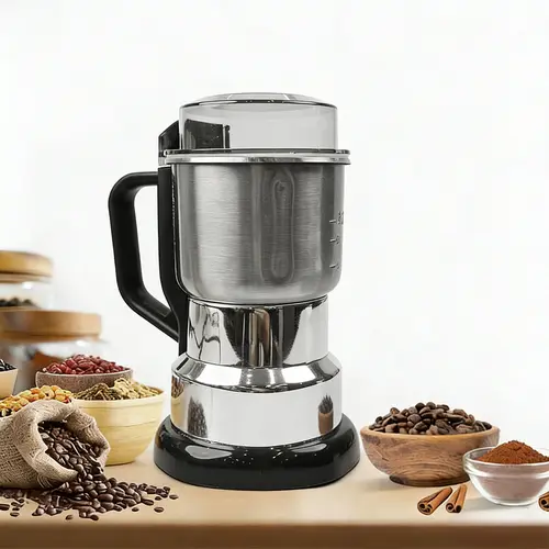 Multifunctional Electric Grinder, High-Power Coffee Grinding Tool, Multifunctional Food-Grade Fast-Grinding Electric Coffee and Grain Grinder, Gift Espresso Maker Espresso Machine