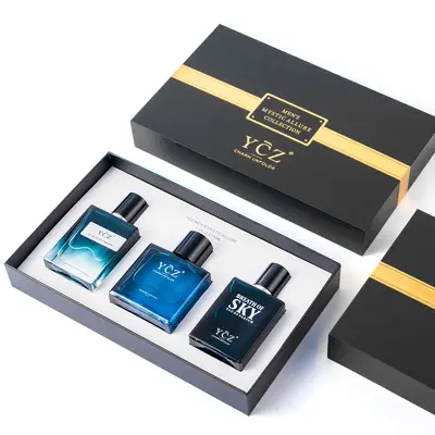[YCZ] Men's Mystical Charm Collection 3×1.7 fl oz| 3 Long-Lasting Eau de Parfums for Dates, Parties & Everyday Wear, Three Signature Scents, Three Distinct Expressions of Modern Masculinity Perfume Gift Sets Fragrance Discovery Set