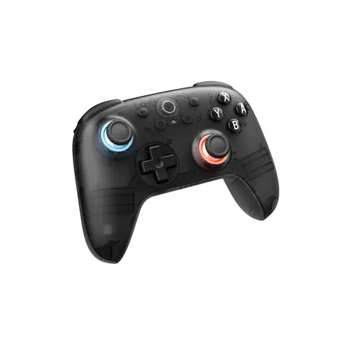 VITURE × 8BitDo Ultimate 2C Wireless Joystick Handheld Gamepad - Battery-Powered Console Accessory for Switch & Switch 2, 6-Axis Motion Control, Hall Effect Joysticks, Rumble Vibration, Turbo Function, Wake on Shake, Smoky Translucent
