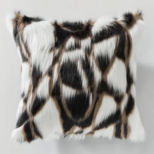 Z Gallerie Neve 18" Indoor Opulent Home Decorative Pillow, Exceptionally Soft Cushion with 75% Acrylic Front for Plush Warmth, Floor-Ready Soft Furnishing, 75% Acrylic Front Adds Plush Warmth, Spot-Clean Care Keeps It Simple