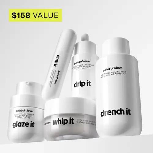 Dew It Bundle by Point of View: Ultimate Routine for Skin Repair, Hydration, and Glow Deep Treatment Set