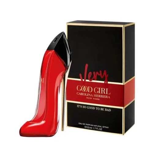Carolina Herrera Very Good Girl Eau de Parfum Spray - Women's Fragrance, Floral Fruity Perfume with Litchi, Rose & Vanilla Notes, Personal Care for Women with Fresh Top to Wake Up Your Mood, Vanilla Perfume
