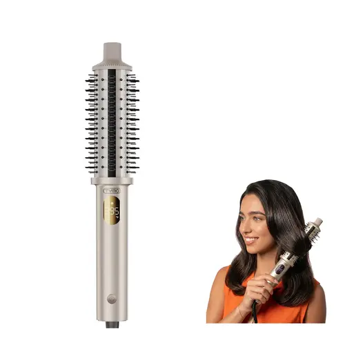 【Live Only】TYMO STYLUX PRO - 800M Negative Ions, Thermal Blowout Tool, Straightener, Tames Frizz, Bang & Layer Styling, Dual Voltage, LED Display, Keratin Coated Teeth toolupgrade