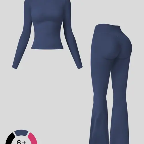 Women's Sporty Co Ord Sets, Casual Two-Piece, Comfortable Athletic Wear, Active Wear, Exercise Clothing Set, Ideal for Gym & Daily Activities, Sports Set