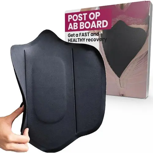 Women's Adjustable Abdominal Board - Post-Surgery Liposuction/BBL Supplies, Under Fajas Colombianas, Low Tummy Control, Body Slimming, Brief, Lace, Adjustable Straps, Hand Wash Only, Compression Shorts Belt, Post Op Supplies, High Waist Support