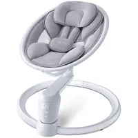 [sohochic] HARPPA Electric Baby Swing Seat for Newborns, Ergonomic Design with Soft Breathable Fabric, 5 Speeds, 2 Recline Positions, Remote Control, and Music Connectivity, Newborn Baby, Unisex, Plastic, Adjustable Seat, Ergonomic Seat For Spine