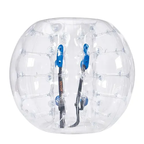【DealsForYouDays】VEVOR Inflatable Bumper Ball 1-Pack,  4FT/1.2M Body Sumo Zorb Balls for Teen & Adult, 0.8mm Thick PVC Human Hamster Bubble Balls for Outdoor Team Gaming Play, Bumper Bopper Toys for Garden, Yard, Park