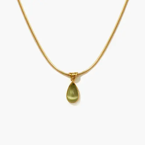 en route 18K Gold Plated Waterproof Waterdrop Necklace, Sleek Waterproof Design, Easy Care, Minimalist Everyday Jewelry for Casual Outfits or Layering Effortlessly #SpringStatements