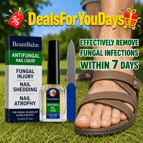 BEAMBALM Euphorbia Extract Nail Care Treatment, Gentle-Powerful Formula for Men-Women, Clears Discoloration, Strengthens Weak Nails, Delivers Itch Relief,sohochic