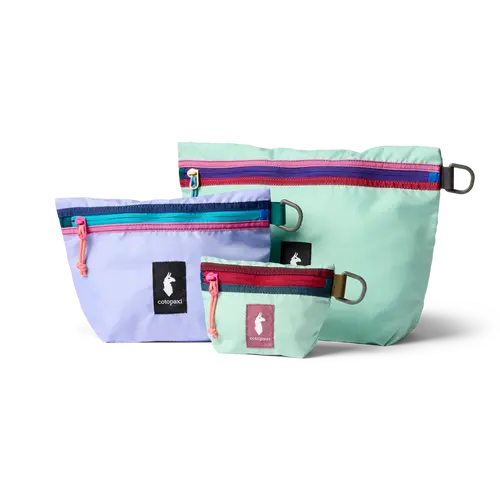 Mystery Colors, Cubo Pouch Organizers - Del Día, Surprise Pack, Travel Kit, Multicolor & Recycled Materials