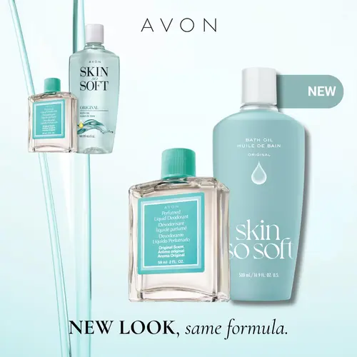 Avon Icons Bundle - Skin So Soft Bath Oil and Perfumed Deodorant