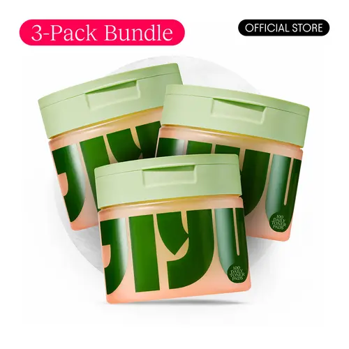 JIYU Renewal Toner Pads (3-PACK) Korean Skincare - Anti-Aging, Soothing, Hydrating, Dark Spot & Wrinkle Minimizing Toner Pads with Centella Asiatica, Snail Mucin, Niacinamide - 300 ct.