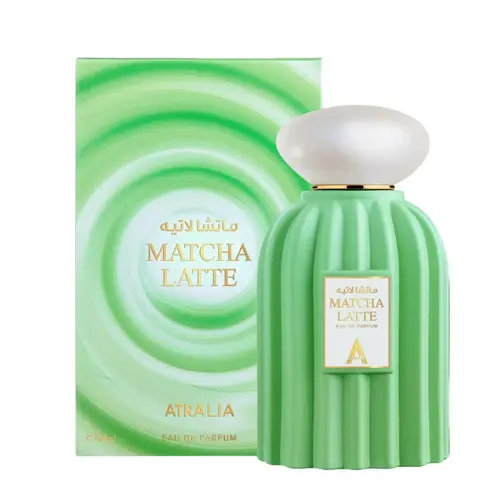 Atralia Matcha Latte Eau de Parfum with Vanilla Notes - 100ml (3.4 Fl Oz) - Long-Lasting Unisex Wear Gourmand Fragrance