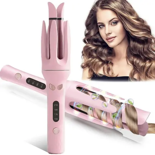 28mm Battery Powered Heated Curler, Fully Automatic Electric Rotary Hair Styling Tool for Curls, Lazy Non-Damaging Comfort Device, Hair Styling Tools