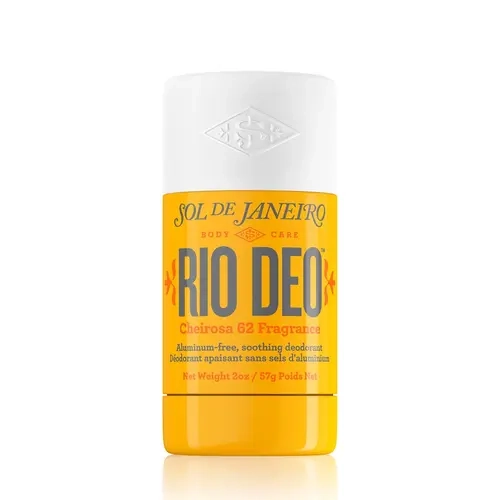 Sol de Janeiro Rio Deo Aluminum-Free, Baking Soda-Free Deodorant - Cheirosa 62 Scent, Female Selfcare Fragrance, Scented Daily Moisturizing Smoothing Underarm Care with Pistachio & Salted Caramel, Single Item, Body Care