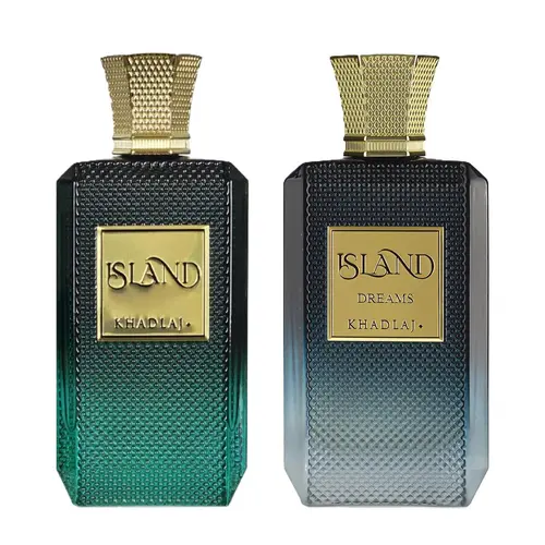 Khadlaj 2 Piece Extrait de Parfum Bundle for Unisex (3.4 Ounce, Khadlaj Island & 3.4 Ounce Khadlaj Island Dreams)