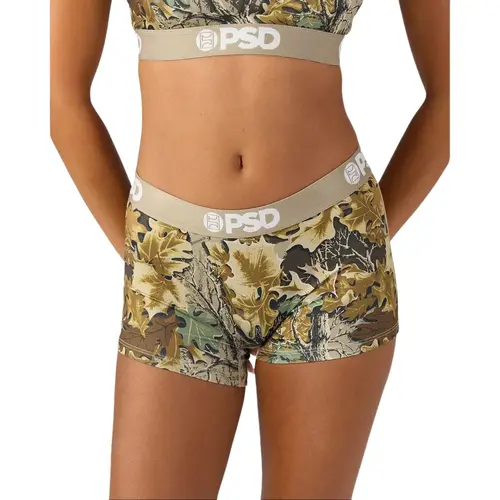 PSD Womens Realtree Classic Boy Short Underwear - Comfortable, Breathable, Ultra-light Fabric