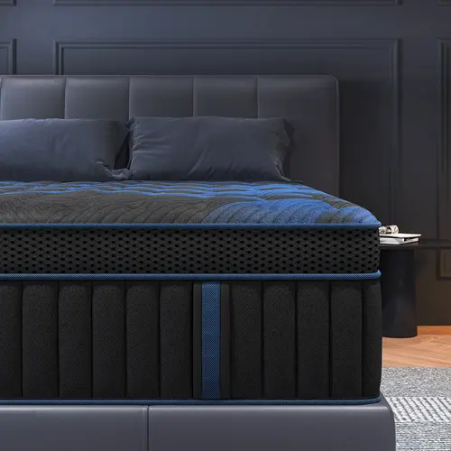 12"14" Twin Full Queen King Size Mattress in a Box Hybrid Pocket Spring Memory Foam, Medium Firm Ergonomic Mattress
