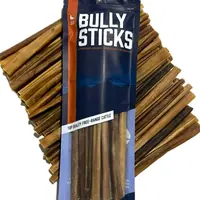 Wild Wolf 12" Beef Colly Sticks (1 lb) 100% Natural Dog Chew Treats - Single-ingredient - Loaded with Nutrients - No Additives or Unhealthy Chemicals - Approximately 12 Sticks but Varies by Weight
