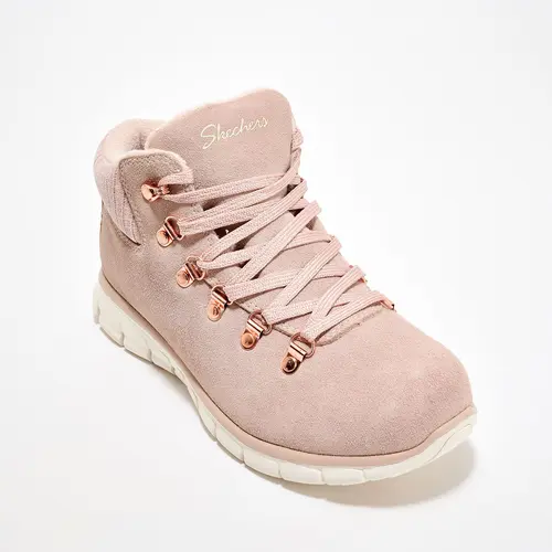 Skechers Synergy Water-Repellent Suede Lace-Up Hiker Boots