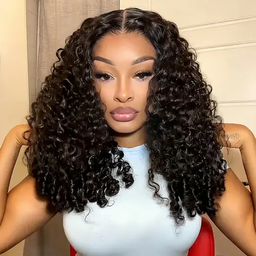 ISEE HAIR Burmese Curly Human Hair Wear Go 7x5 HD Lace Wig InvisiFit Strap Glueless Wig for Beginners Vacation Hair,summerhairstyles#SoHoChic #TikTokShopBackToSchool