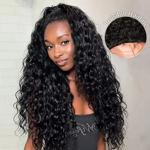 Mscoco V Part Beach Curly Human Hair Wig 180 250 High Density Half Wig Beach Curly Wig Glueless Budget Friendly Summer Wig Human Hair Wigs Minimal Leave Out Natural Blends Hair #Sohochic