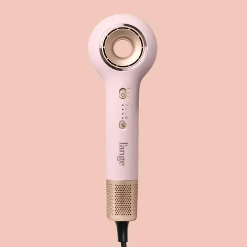 L'ANGE HAIR Axia HaloRing Ionic Hair Dryer - High-Speed Lightweight Brushless Blow Dryer with Concentrator, 4 Heat Settings