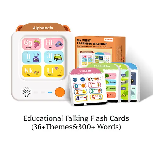 Tiger Ed New Upgrade Interactive Talking Flashcards for Toddlers Ages 1-6, Flashcards Learning Alphabet, 300 Words to Learn Audible Educational Toy, Turns Reading Practice Into Play, Gift Ideas for Kids