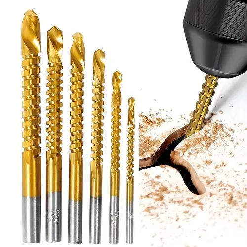 Metalworking Ldeal For Drilling,Titanium-Plated High Speed Steel Drill Bits Set for,Screwing,Boring,Carving,Cutting & Polishing.