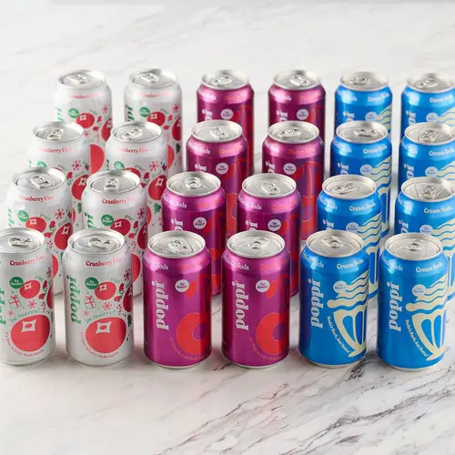 Poppi (24)oz Cans 5g Sugar Soda Holiday Party Pack Summer Drinks Sparkling Citrus