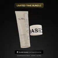 BASED Definition & Hold Duo | Curl Cream & Curl Gel Bundle | For Defined, Frizz-Free Curls with Strong Hold | Science-Backed Ingredients