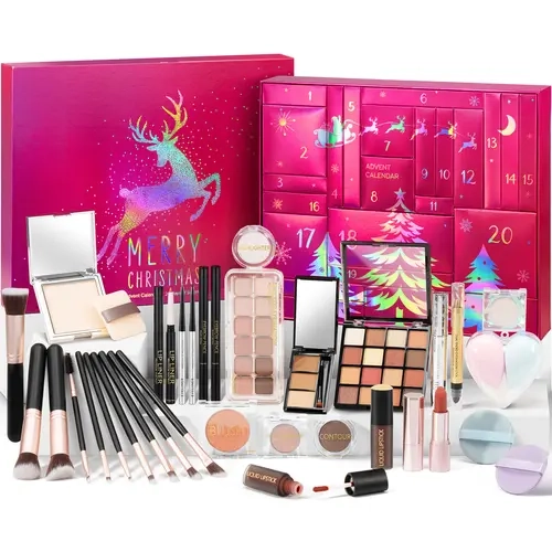 2026 Tween Girl Christmas Gifts Birthday Gifts Teenage Girls Gifts Basket , 24Boxes Advent calendar with Skincare, Bath body Spa Self Care Gifts,8Boxes Task Tags with Makeup gift sets– Perfect for Her, Daughters,Teen Girls,Sister,Niece