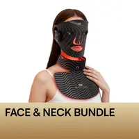 INIA GLOW Wireless Red Light Face & Neck & Chest Mask Bundle – 630nm & 850nm Red Light Therapy Mask Devices | Skincare Set for Lifting, Firming & Radiant Glow at Home, Rechargeable & Portable with 2-Year Warranty,back to school,back to school haul,sohochi