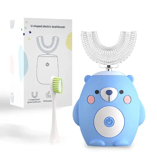 Kids U-Shaped Sonic Electric Toothbrush - 6 Cleaning Modes, Full Mouth Oral Cleansing Brush for Children, Safe and Effective Brushing, Daily Care, Back to School Essential