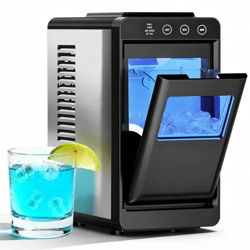 Ice Maker Countertop, Portable Ice Machine with Self-Cleaning, 26 lbs/24Hrs, 8 Cubes in 6 Mins, Quiet Compact Ice Maker for Kitchen, RV, Camping summerwins,summerwins,home essentials,sohochic