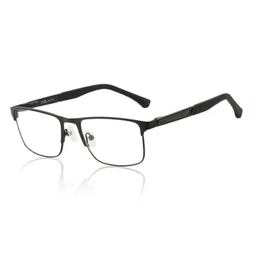 ZENOTTIC Carbon Fiber Anti Blue Light Glasses,Unisex Alloy Frame with Spring Hinge,Durable High-Quality Comfortable for Big Heads, Gaming Office Use Business Style Eyewear